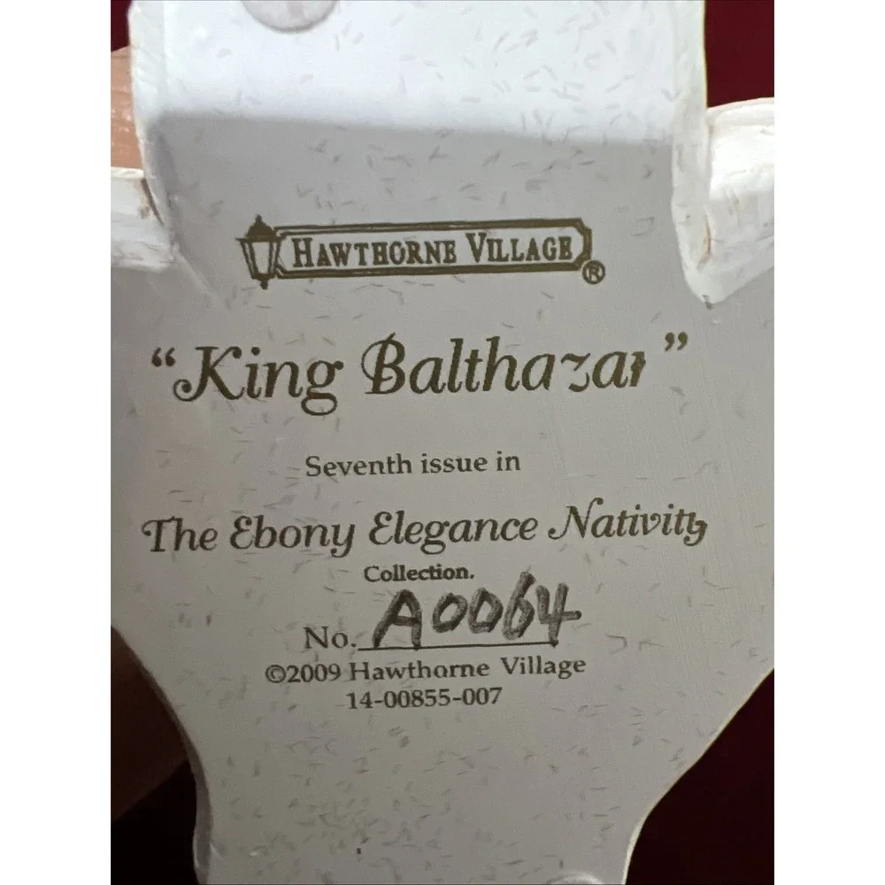 King Melchoir A0064 Elegant Blessings Nativity Figurine Thomas‎ Kinkade 2009